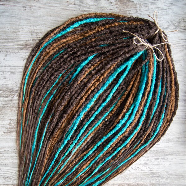 Turquoise Dreads Etsy