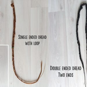 Blonde Dreads: Natural Look Synthetic Hair Extensions, Boho Sandy Blonde (DE/SE) image 10