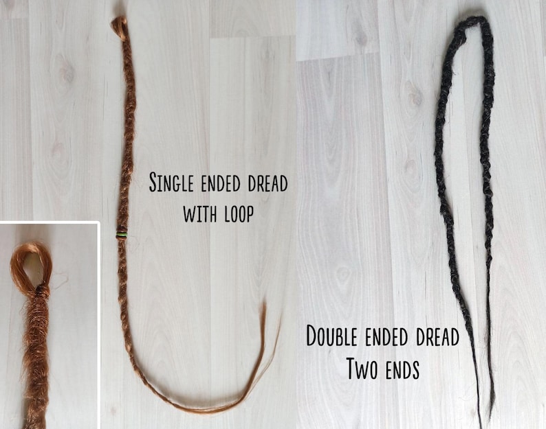 Blonde Dreads: Natural Look Synthetic Hair Extensions, Boho Sandy Blonde (DE/SE) image 10
