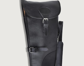 Leather Shotgun Case  Shotgun Sleeve  Leather Scabbard Rifle case Gift For Hunters Shotgun Slip case Hunting Case Handmade