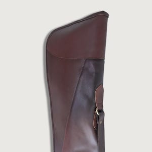 Leather Shotgun Case For Hunters Leather Case Rifle Case Leather Shotgun Slip Archery Gift Clay Hunting Case Leather Scabbard Handmade