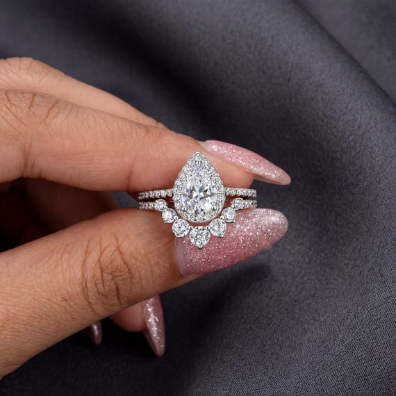 ▷Beautiful Noble Oval Pure CZ Macro Pave Silver Wedding  😍Beautiful Noble Oval Pure CZ Macro Pave Silver Wedding Luxury Rings, K936 main image 1