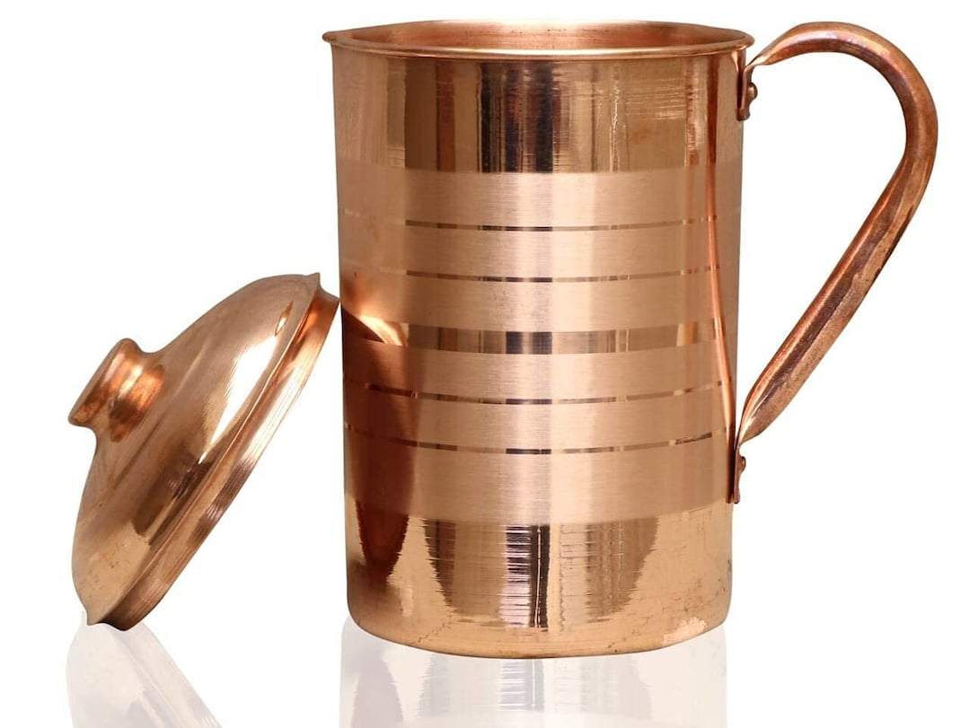 JUG Pure Copper Tamba Water Jug Storage Water Home Etsy
