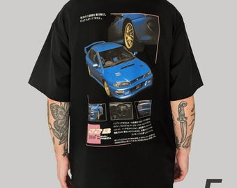 Pure Sports WRX | Retro JDM tee, JDM shirt, car shirt, automotive apparel, Subaru Impreza 22B Wrx Sti
