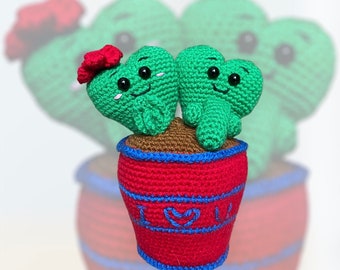 Naughty Hearts Crochet Plant Pattern, Valentines Gift (PDF)
