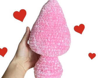 Schema per plug anale all'uncinetto / Giocattolo sessuale amigurumi in velluto (PDF)