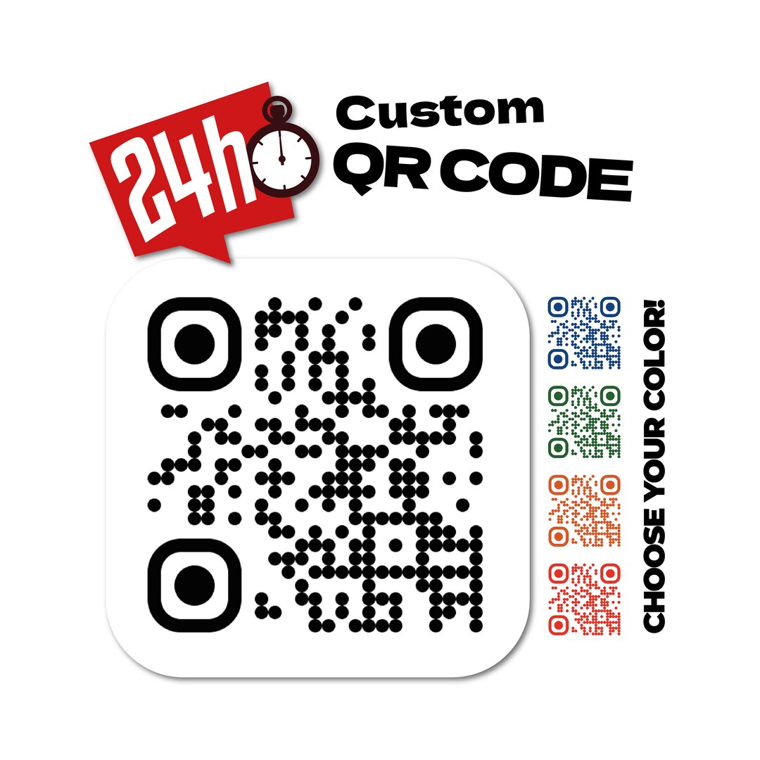 Custom QR Codes - Etsy