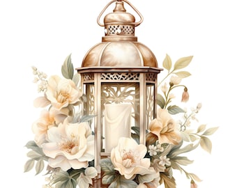 Wedding Romantic Lantern Watercolor PNG Clipart, Magic Lantern, Wedding Day Illustration Transparent Set, Wedding Invitation, Commercial Use