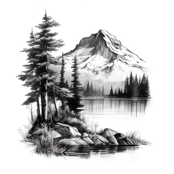 Landscape sketch outlet