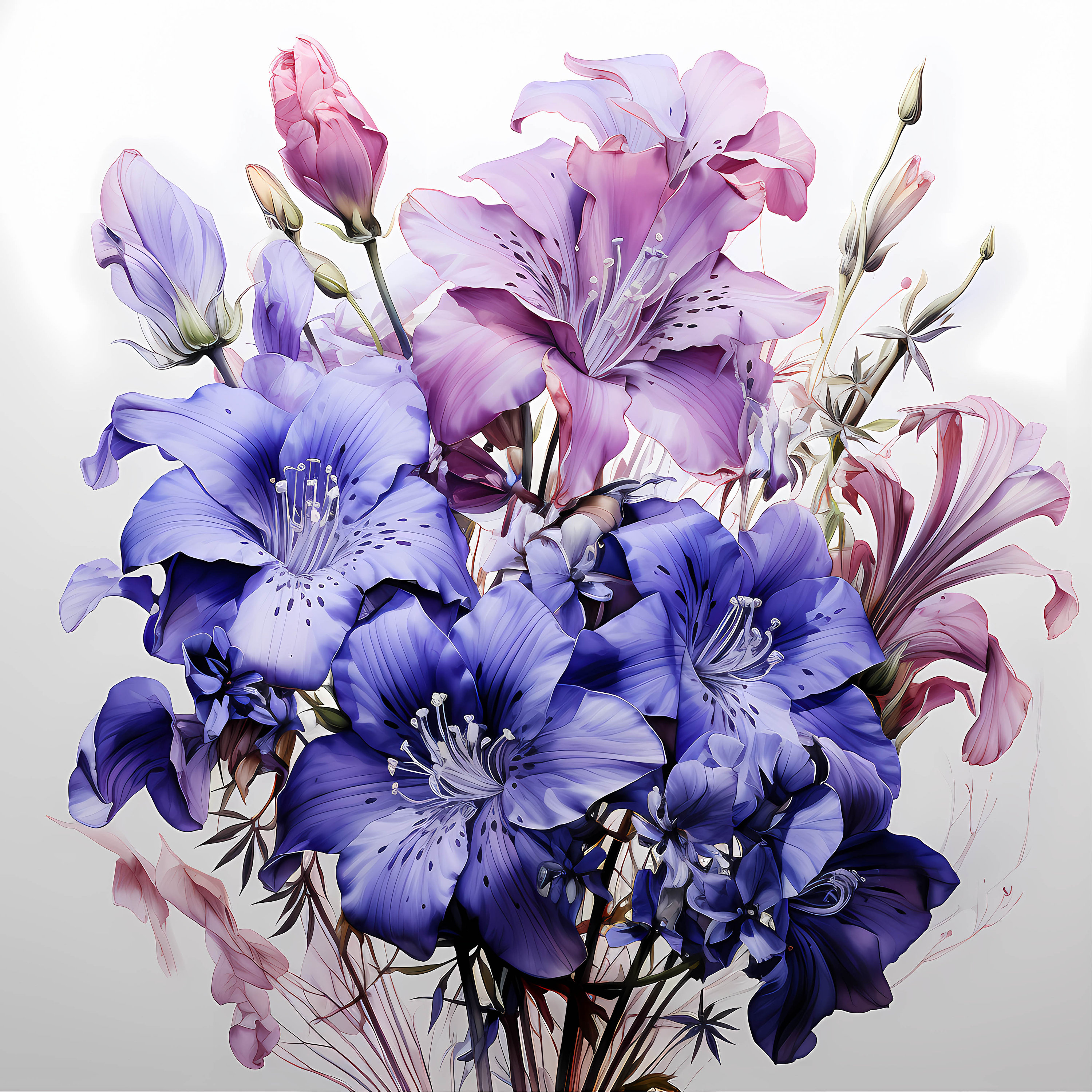 larkspur-flowers-bouquet-watercolor-clipart-floral-larkspur-bouquet