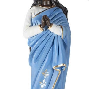 Black Sara Kali Kalhi Statue Sturdy and Beautiful / Wicca Magic Ritual Spirituality Religion Handcrafted Product