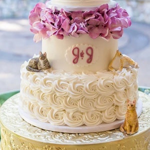 Personalized Custom Dog Wedding Cake Topper, Dog Cake Topper,Wedding Cake Topper With Dog，Cat Cake Topper , Pets Birthday