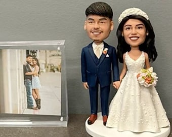 Custom bobblehead wedding cake topper, personalized wedding cake bobblehead, custom bobblehead wedding cake topper,custom weddingbobbleheads