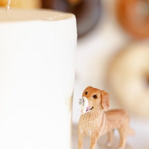 Personalized Pet Birthday Wedding Cake Topper, Custom Dog Statue, Custom Cat Statue, Dog Birthday Cake Topper, Cat Birthday Cake Topper