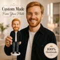 Custom bobblehead, Handmade 3D Clay Sculptures, His anniversary gift, birthday gift,Christmas Gift