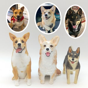 カスタム犬用ウェディングケーキトッパー、ペットの記念日、犬の誕生日ケーキトッパー、カスタム猫用ケーキトッパー、ペットの誕生日ケーキトッパー、ペットの像