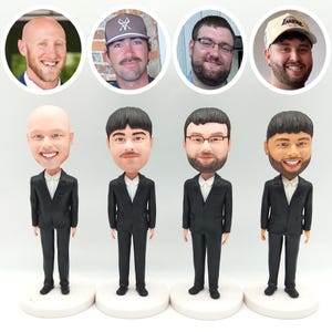 Personalized custom bobbleheads,custom men&#39;s bobbleheads, gifts forboss, boss&#39;s day gifts, gifts for men in suits, wedding anniversary gifts
