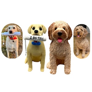 Personalized Dog Wedding Cake Topper, Pet Birthday, Cat Cake Topper, Anniversary Pet, Pet Cake Topper, Dog Statue, Dog Birthday
