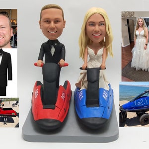 Wedding cake topper wedding topper bobble head Custom cake toppers for wedding keepsake wedding figurine Personalized wedding gift