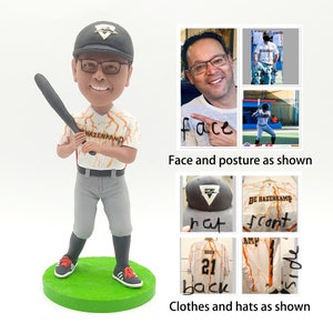 Custom baseball bobbleheads, personalized baseball player statues, custom baseball themed bobbleheads, best baseball player gifts