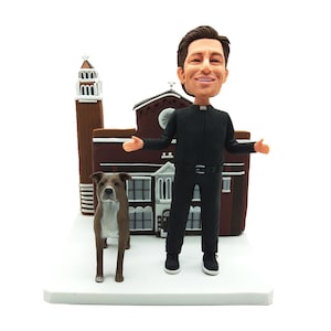 Custom bobbleheads, custom father bobbleheads, custom 3D statues, personalized gifts, anniversary gifts for father, birthday gifts