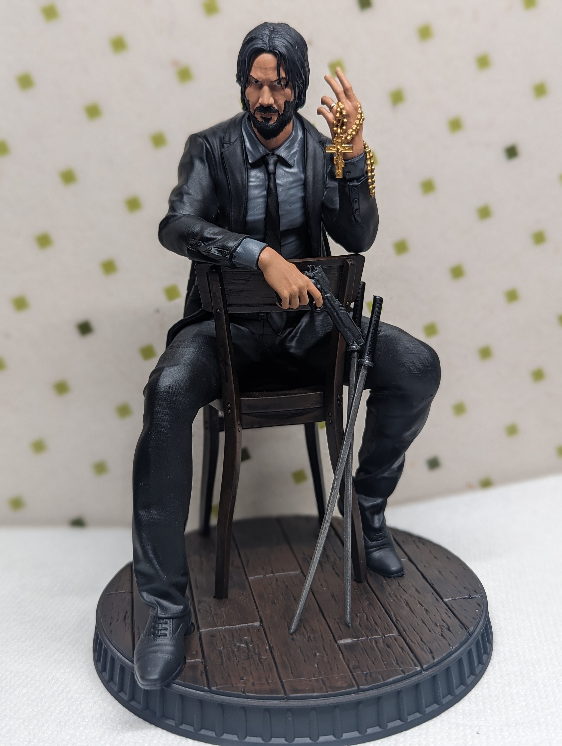 Figurine John Wick Chien Keanu Reeves film figure personnage