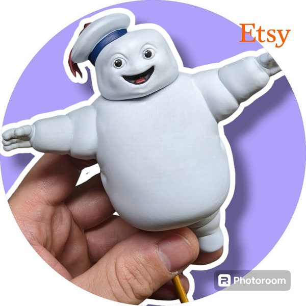 Ghostbusters Stay Puft Marshmallow Man - 3D Printed Model | 3D Figure | Resin | Fan Art by HEX3D | Collectables | Figurine | Prints