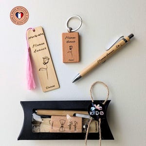 Personalisierbare Geschenkbox für Frauen (Stift, Lesezeichen, Schlüsselanhänger, Weihnachten, Jahresende und Neujahrsfeiern, Mama, Oma, Freundin, Patentante)