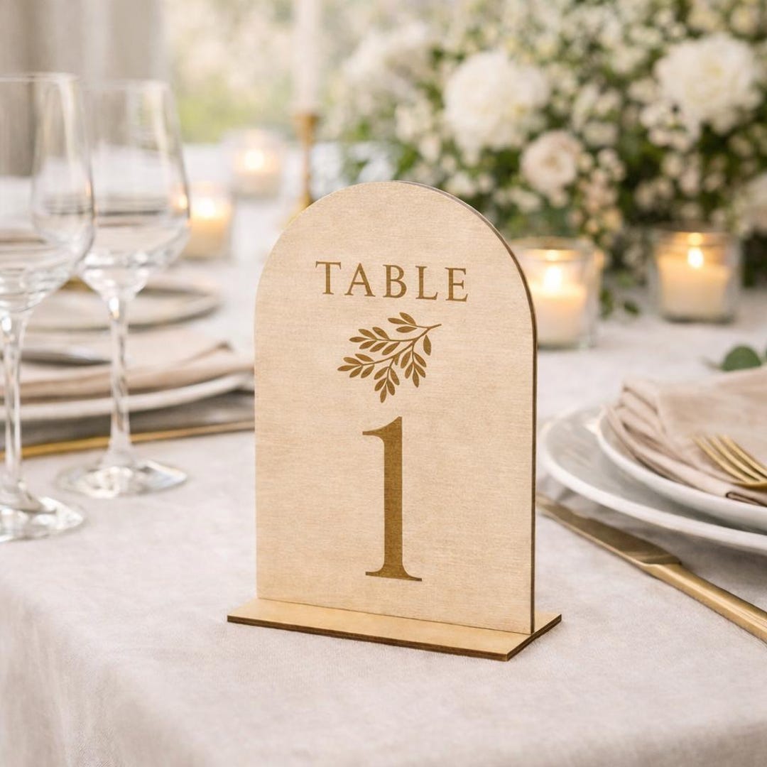 Wedding Table Number Wood Personalized – Table Name Sign – Wedding ...