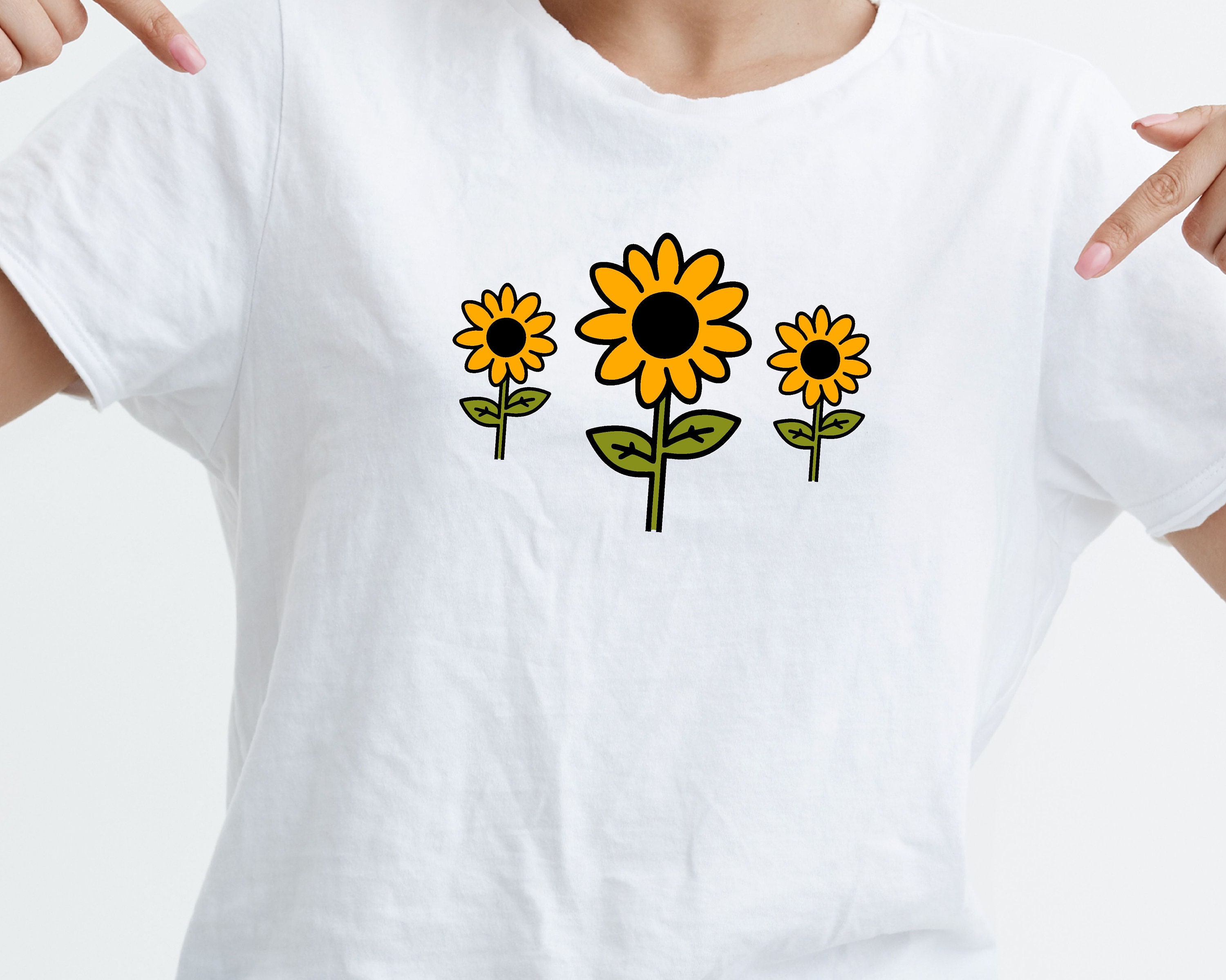 100 Colorful Sunflowers SVG Bundle - Sunflower PNG Clipart - T-shirt ...