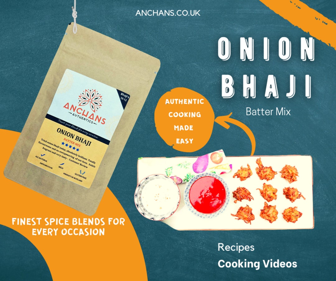 Onion Bhaji Batter Mix Etsy