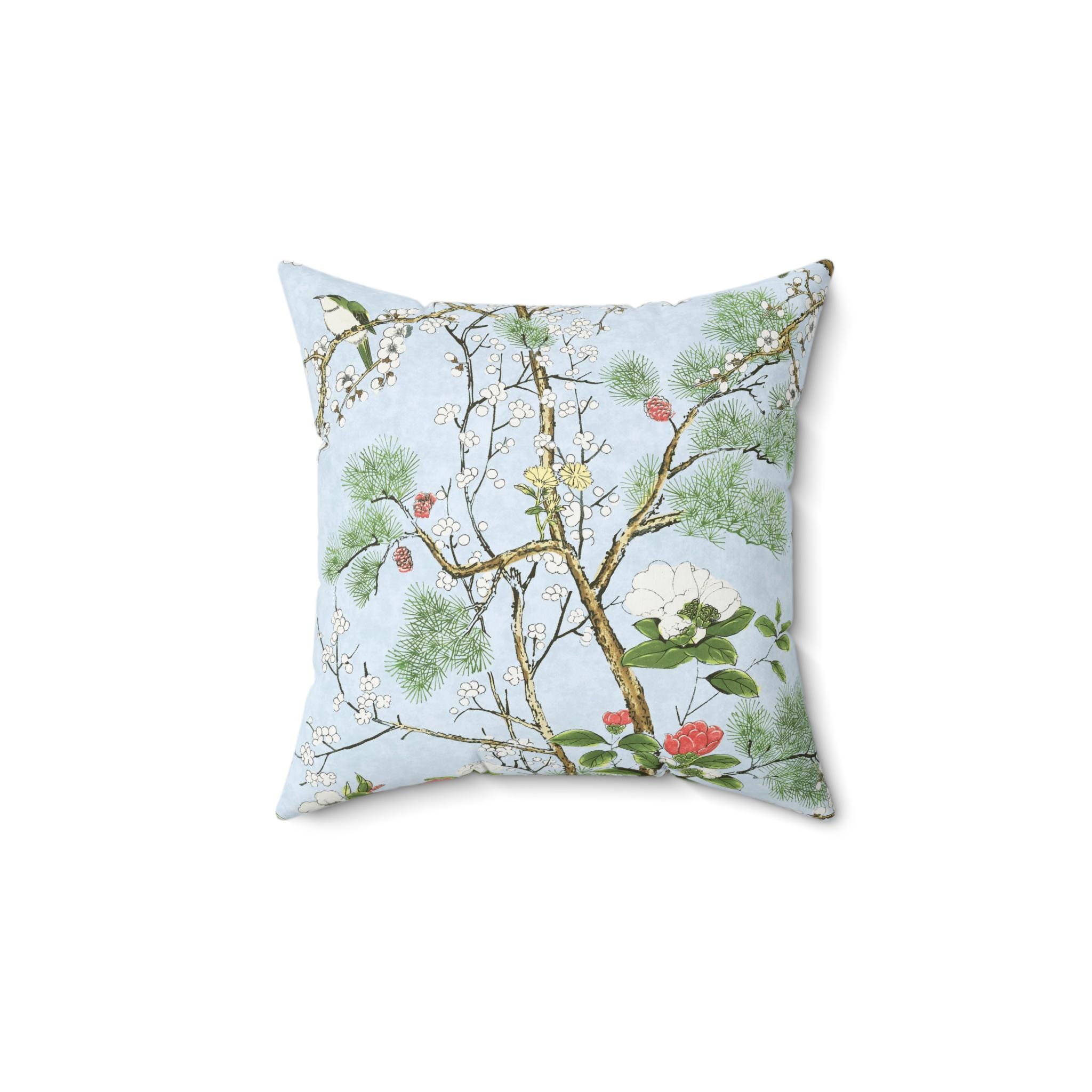 Cozy Home Decor Spun Polyester Square Pillow - Soft Throw Cushion, Living Room Accent, Bedroom Decor, Holiday Gift Idea, Decorative Couch