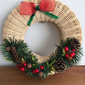 Rattan Door Ornament - Bamboo Door Ornament Handmade Wicker