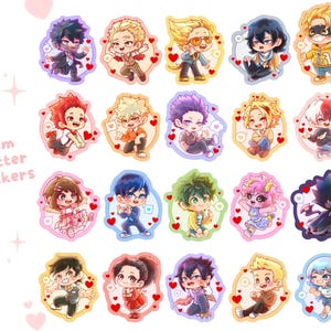 Heroes V-Day Stickers