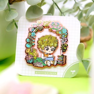 Floral Enamel Pin - Hero #02