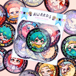 Hero Awards - 12 Stickers Pack