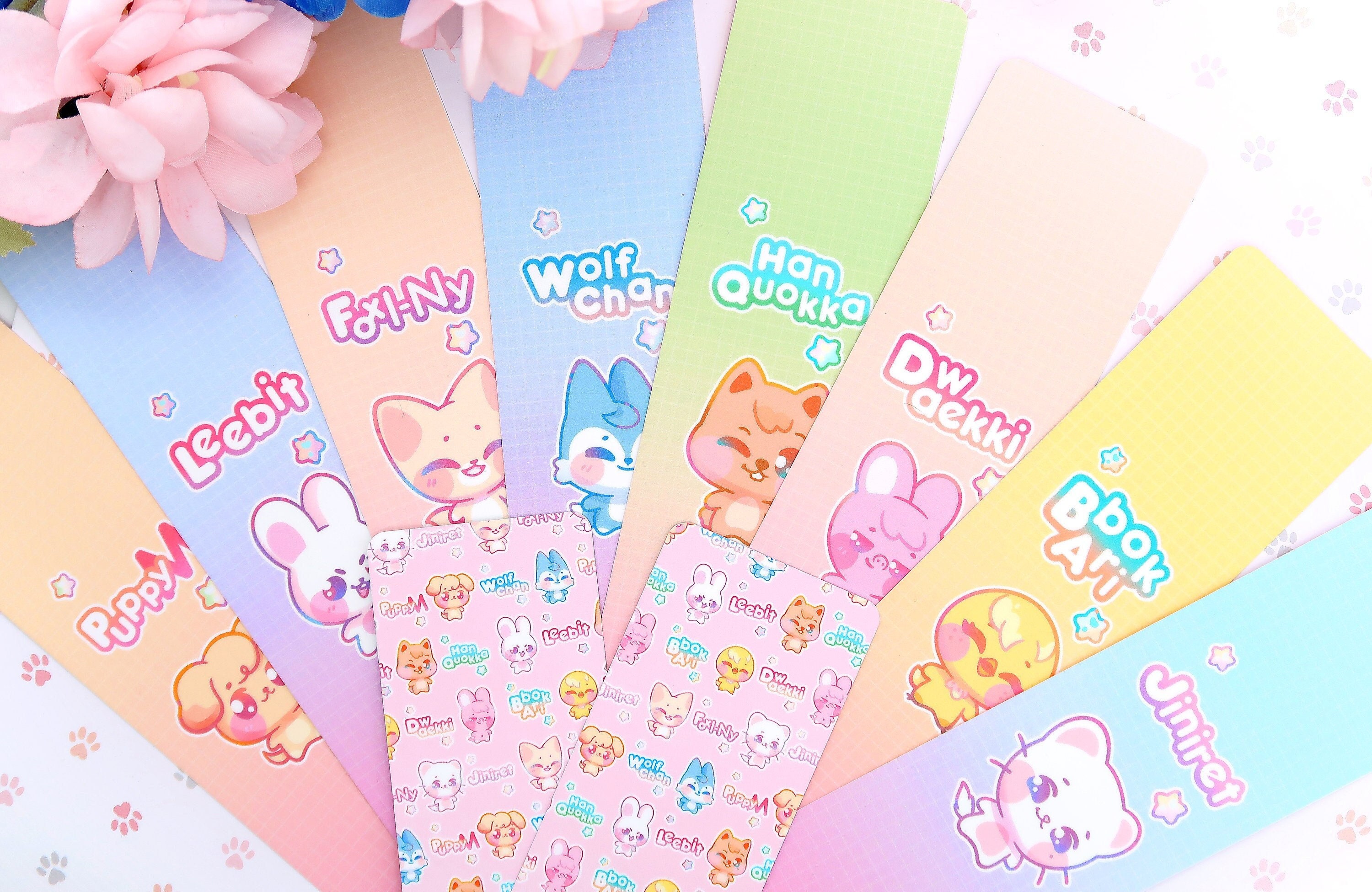 I am YOU MAGNET BOOKMARK バンチャン リノ スキズ SKZOO Bookmarks - Etsy