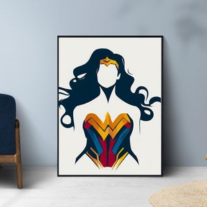 Female Figure Wall Art, Abstract Woman Face, Modern Women Wall Decor, Modern Wall Decor, Cool Figurative Art