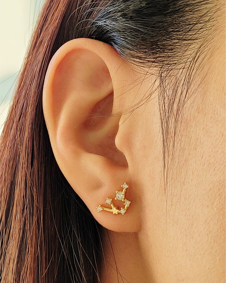 constellation zodiac earrings