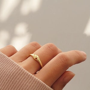Bague constellation étoilée personnalisée, bague zodiaque en argent plaqué or, pierre de naissance, bijoux constellation, cadeau d'anniversaire pour elle