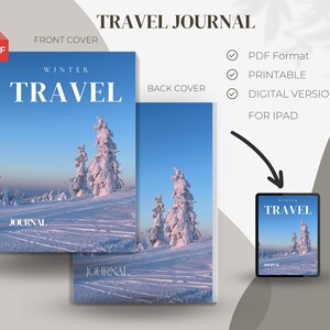 Digital Travel Journal | Printable Journal | Travel Gift | Holiday Memory Book | Travel Lover | Gift for Travellers | Travel Planner | IPad