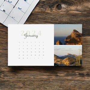 2024 Calendar Customziable Photography Printable Calendar Photography Calendar Digital Download Canva Template