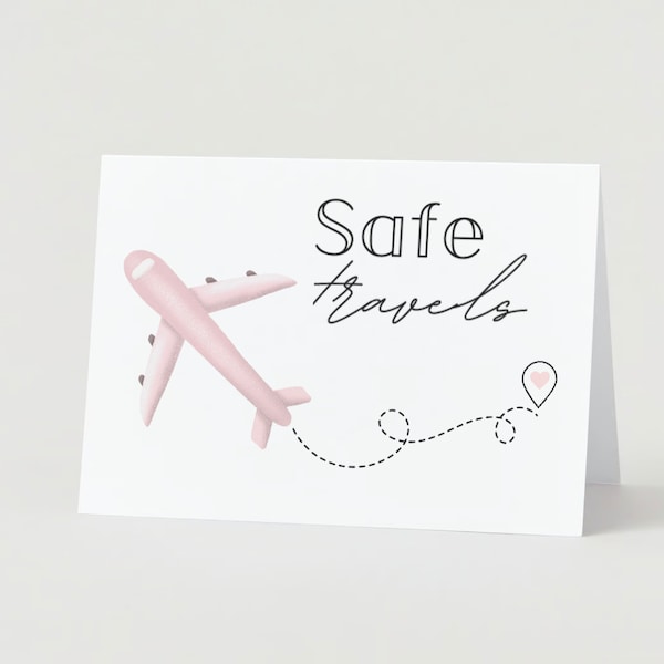 Bon Voyage Card | Safe Travels Greeting Card | Travel Card | Adventure Greeting Card | Happy Travels Card | Colorful Cards