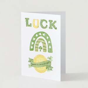 St. Patrick&#39;s Day Card  | Holiday Cards | Happy St. Patrick&#39;s Day | Personalize | Lucky | Holiday Greeting Cards | Greeting Card