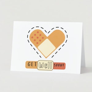 Get Well Soon Card | Get Better Soon Card | Thoughtful Greeting Card | Get Well Card | Feel Better Soon Card | Feel Better Friend Card