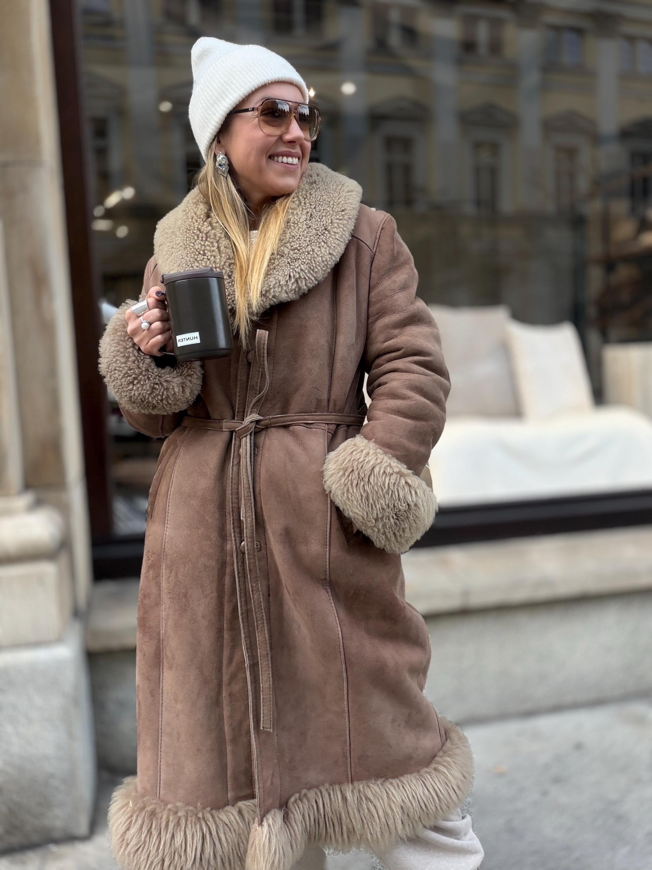 Y2k Suede Fur Jacket - Etsy