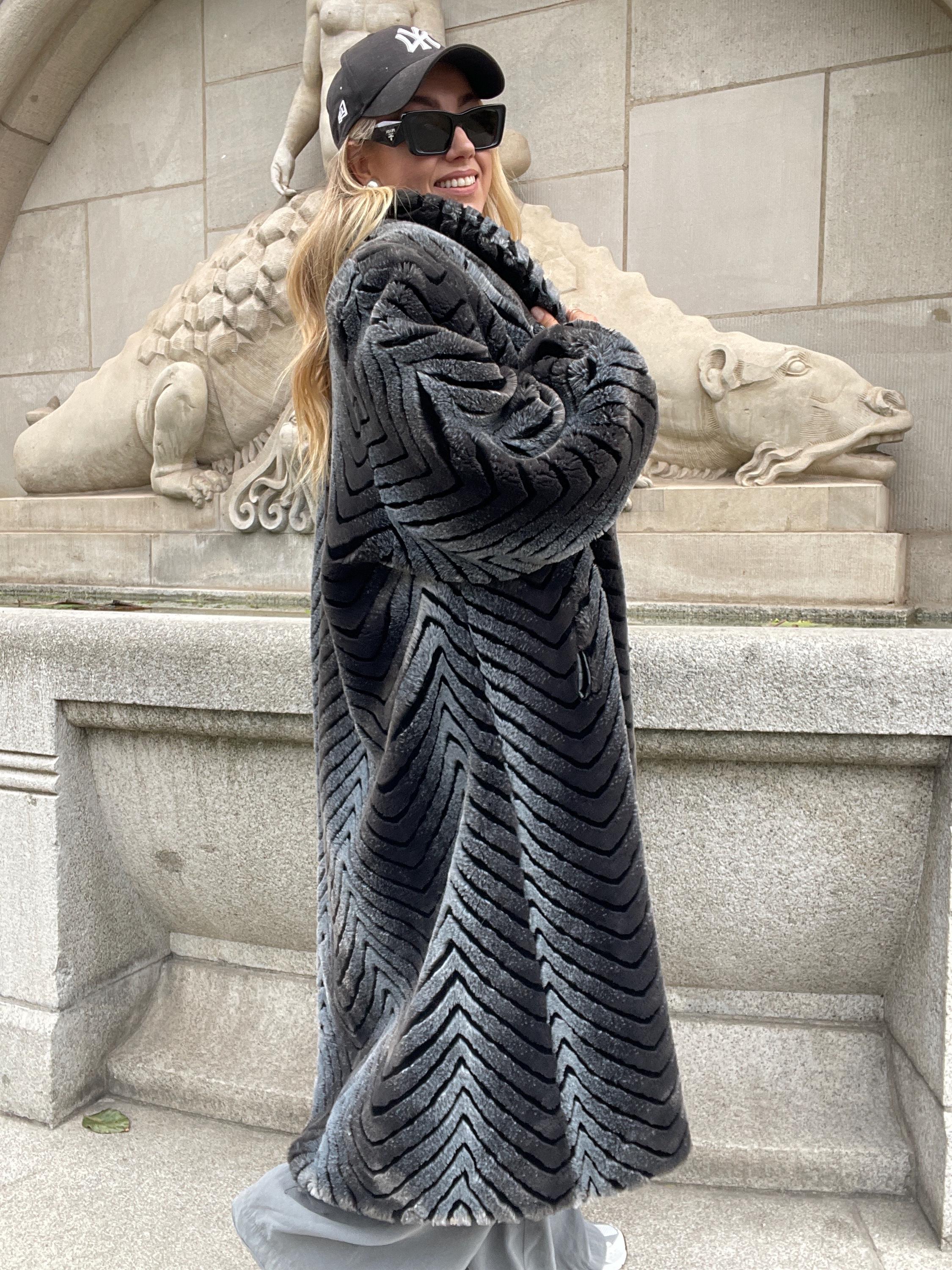 Fake Mink Fur Coat - Etsy