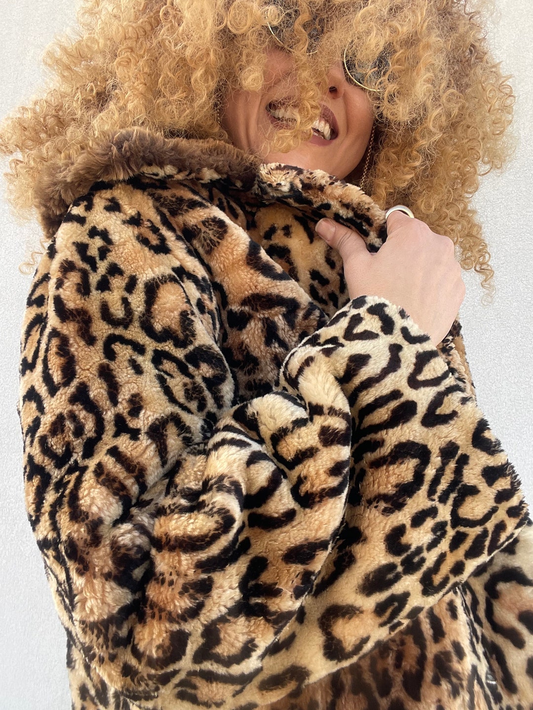 ジャケット・アウター Y2K fur mods coat velour coat emo Y2k Zip Up Hoodie Fur Jackets Winter Coats Teen Emo Grunge