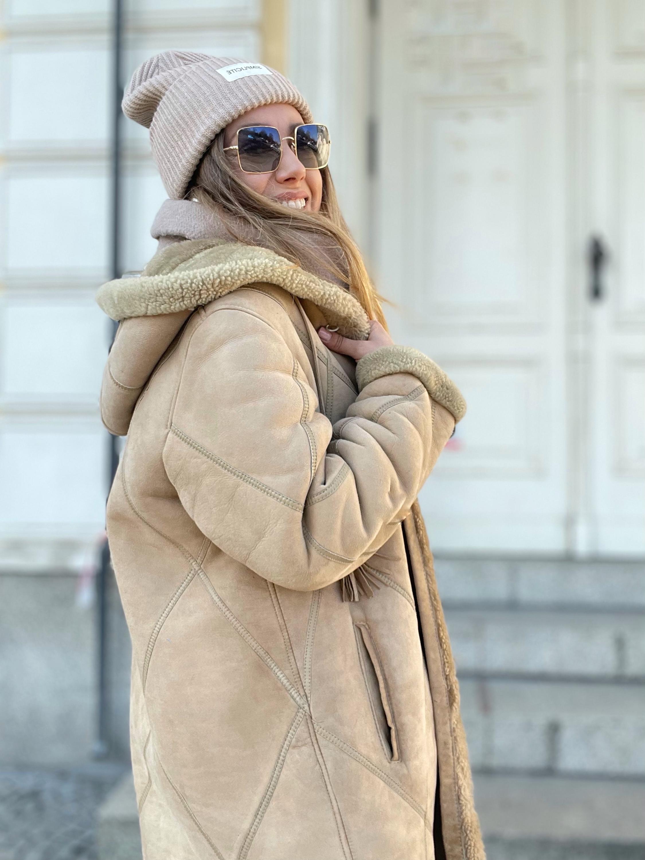 Sheepskin Hoodie - Etsy Canada