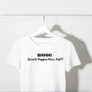 SHHH Tシャツ | 面白い秘密保持Tシャツ